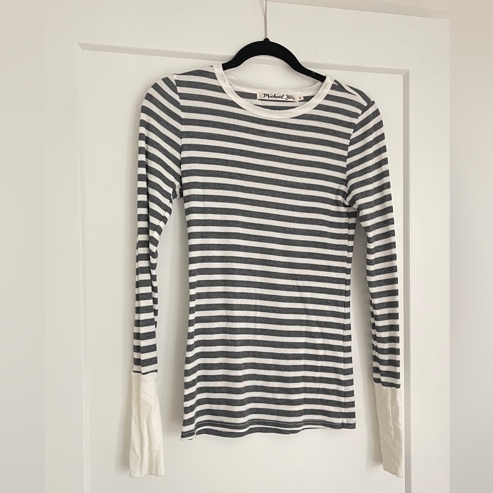 Michael Stars Ribbed Long Sleeve